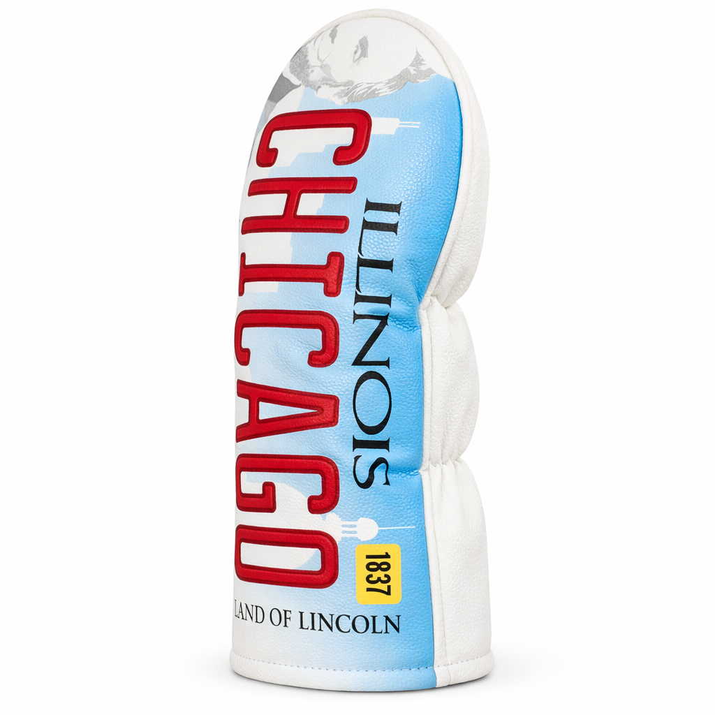 Illinois License Plate Golf Head Cover