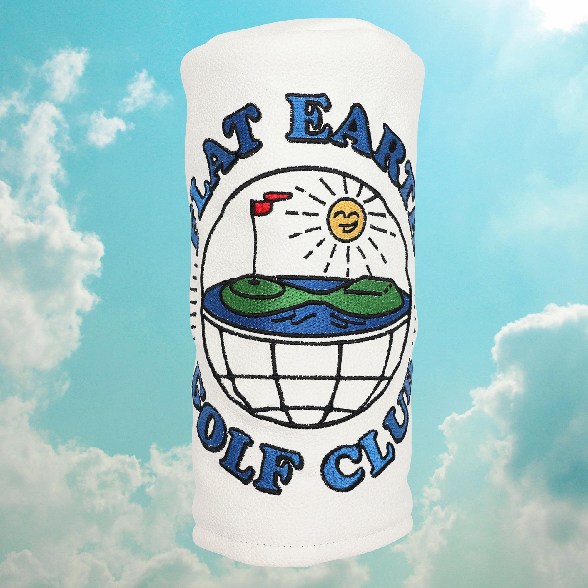 Flat Earth Golf Club Driver Head Cover