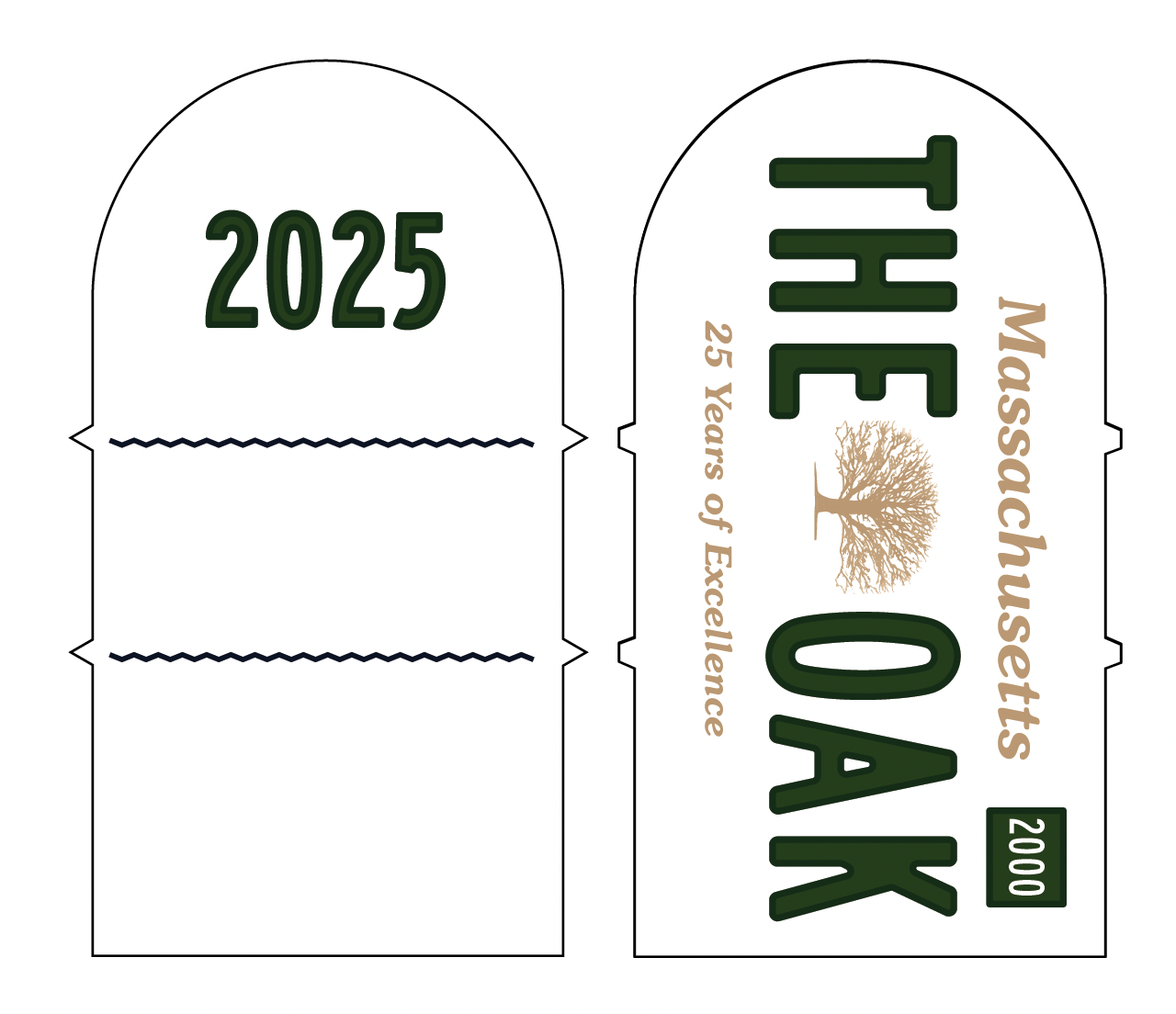 Custom THE OAK Golf Head Covers
