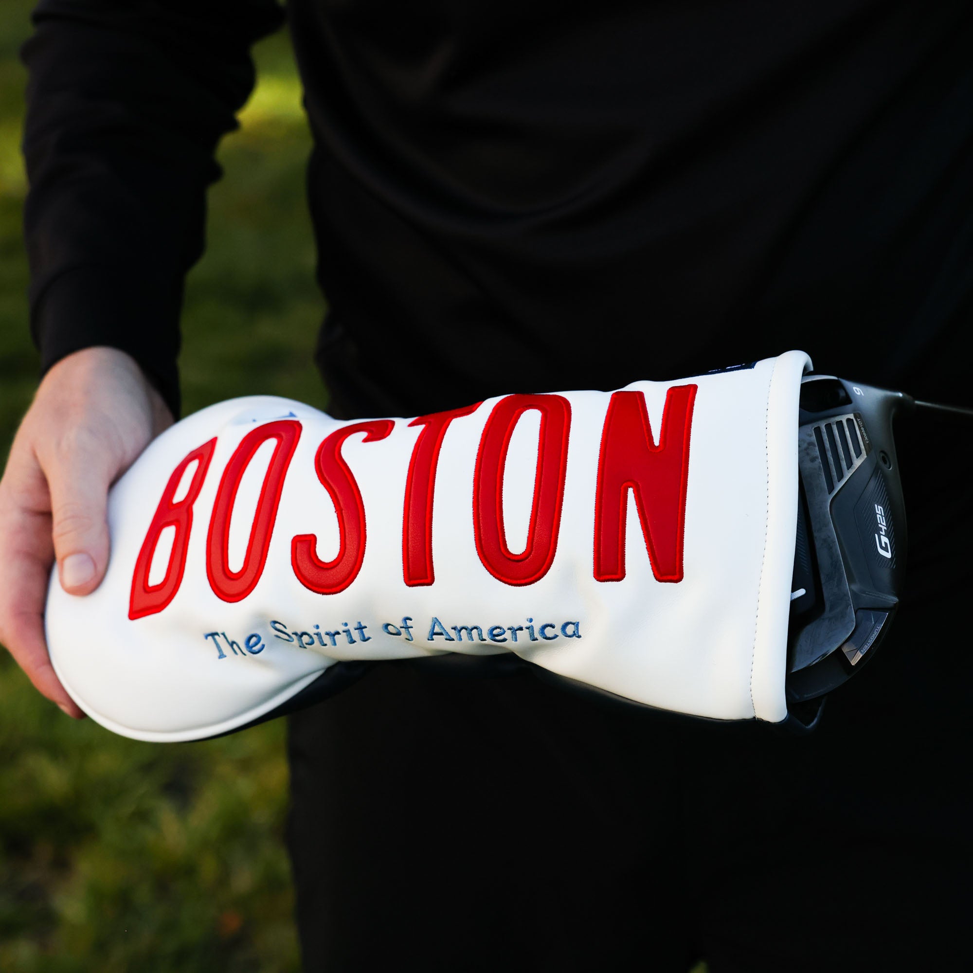 Massachusetts License Plate Golf Head Cover