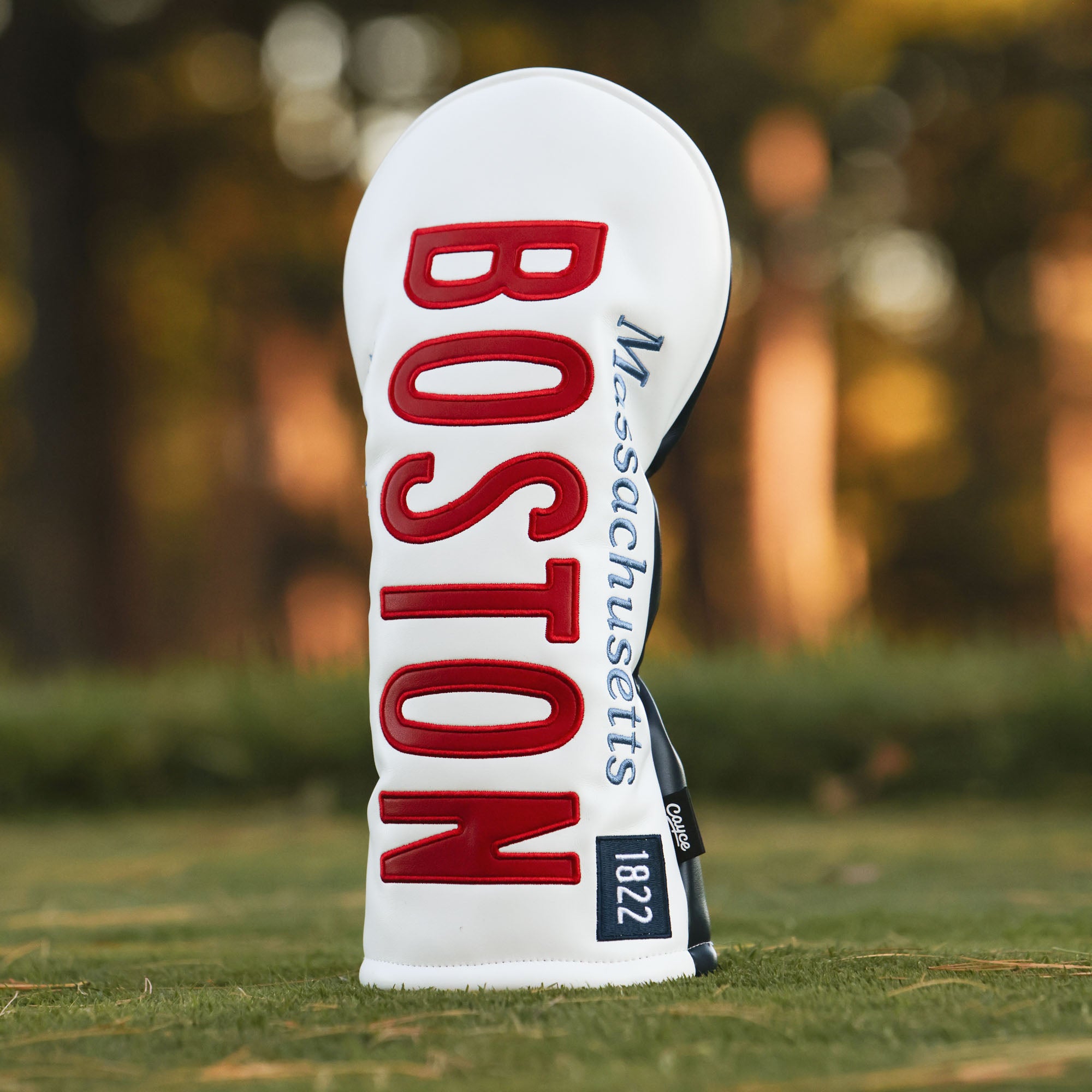 Massachusetts License Plate Golf Head Cover