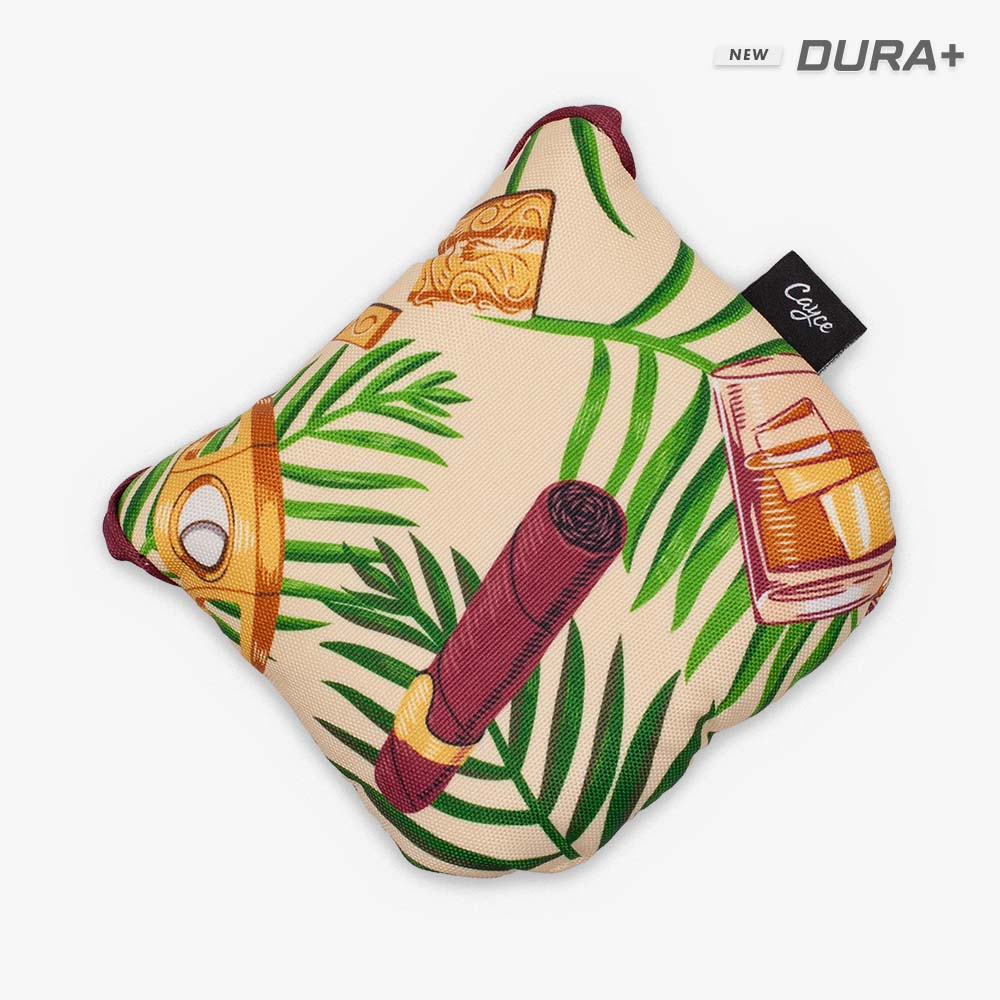 mallet putter cover with tropical cigar design
