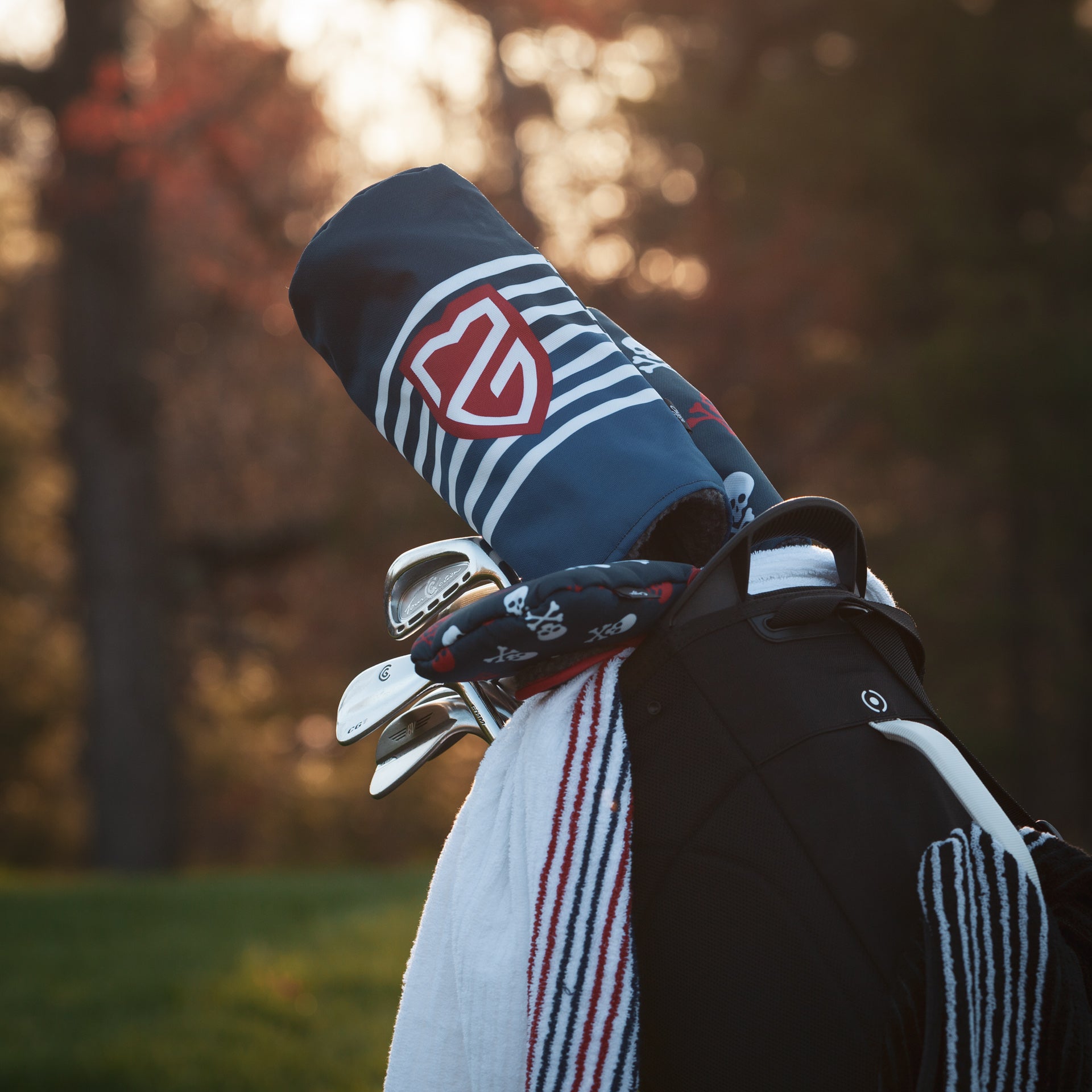 Custom golf headcover for the Mass Golf Association. 
