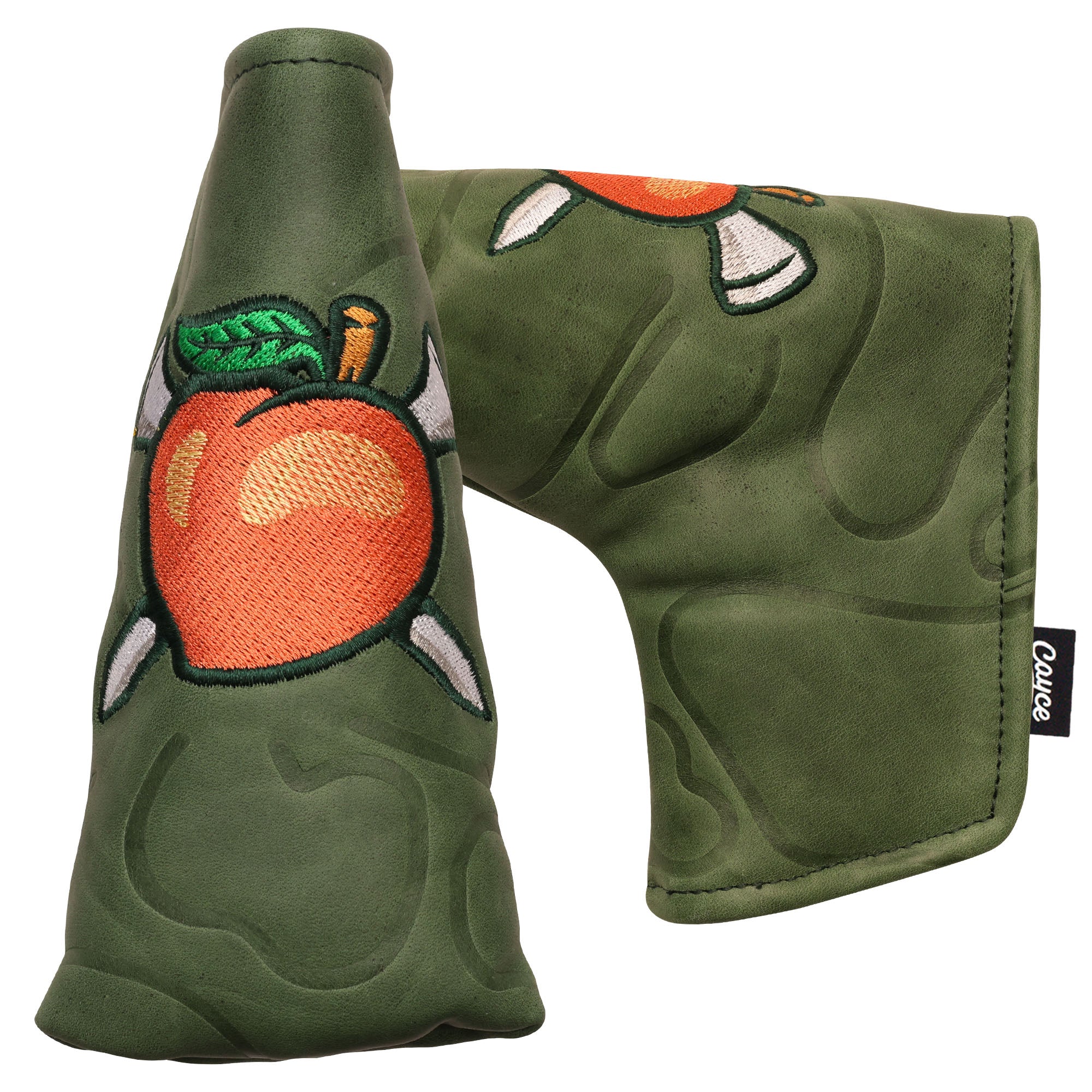 Peach Tee Leather Putter Cover