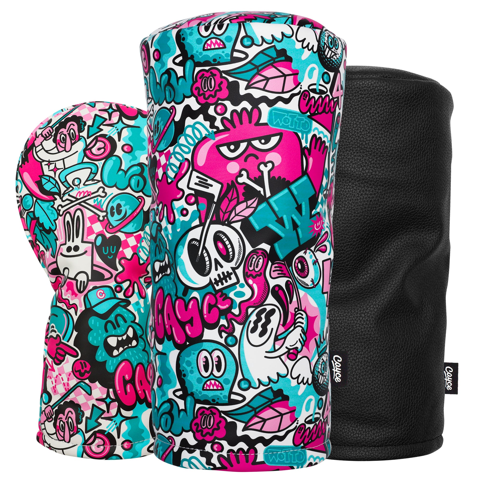 Reckless Abandon Headcover Set (Driver, Fairway, Hybrid)