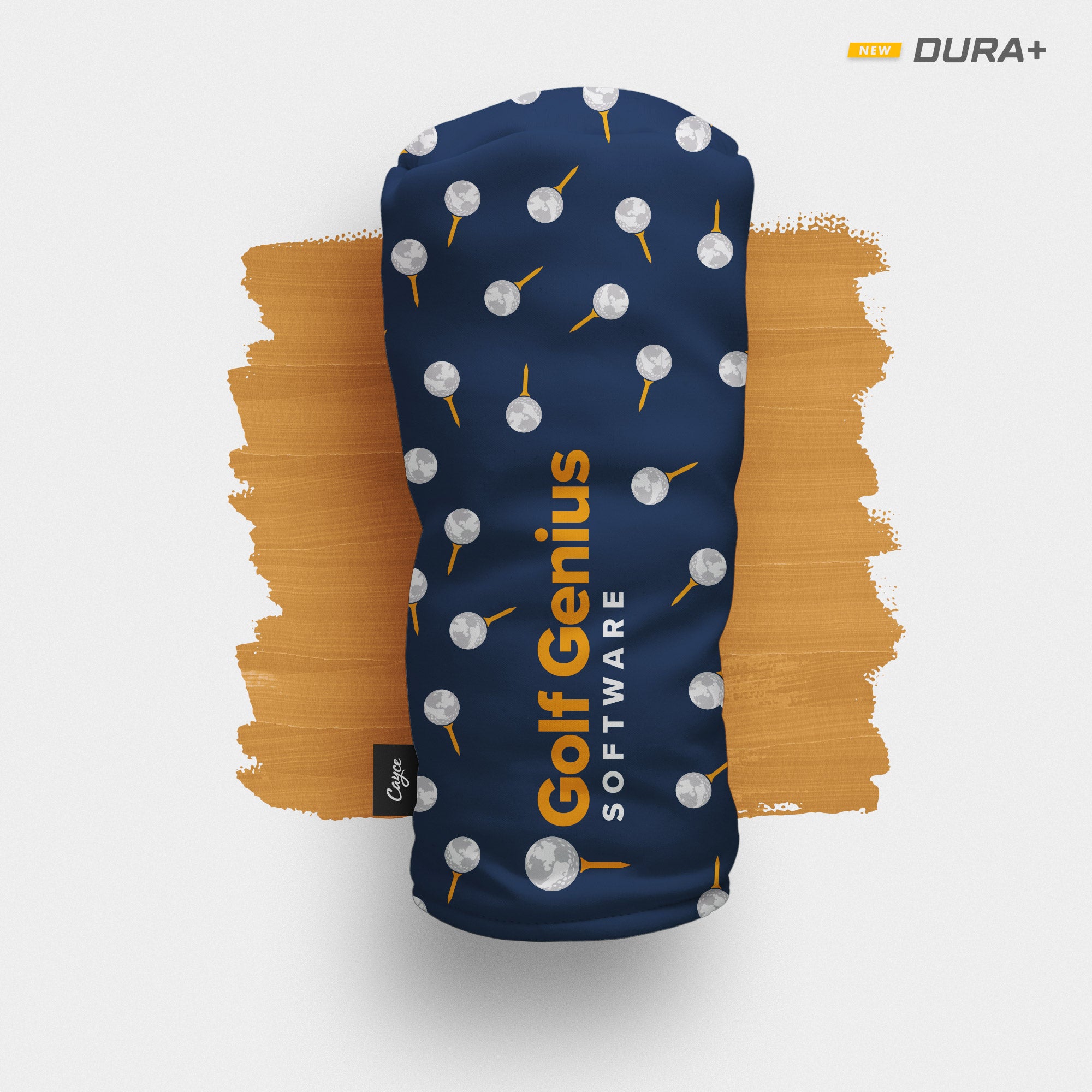Custom golf headcover for Golf Genius Software