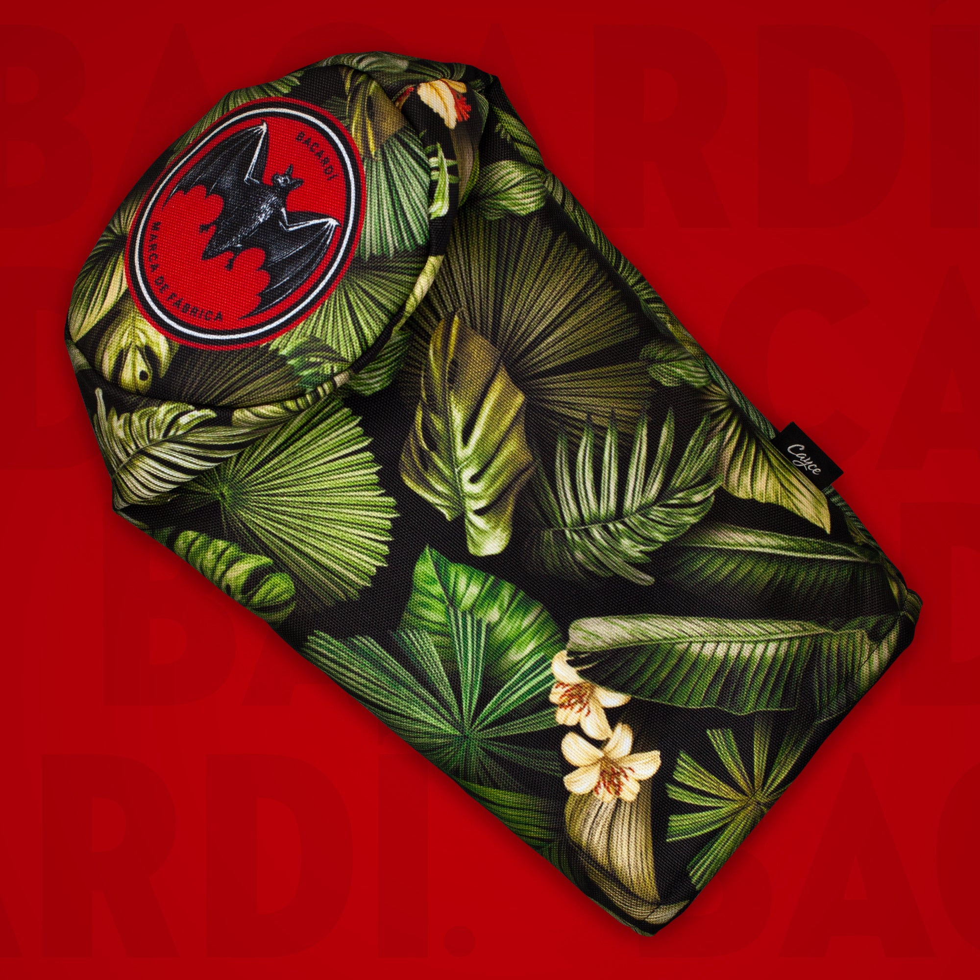 Tropical themed custom golf headcover for Bacardi
