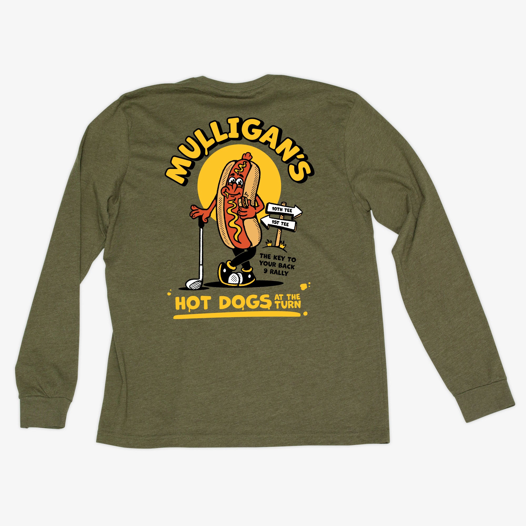 Mulligan's Dogs at the Turn Long Sleeve T Shirt